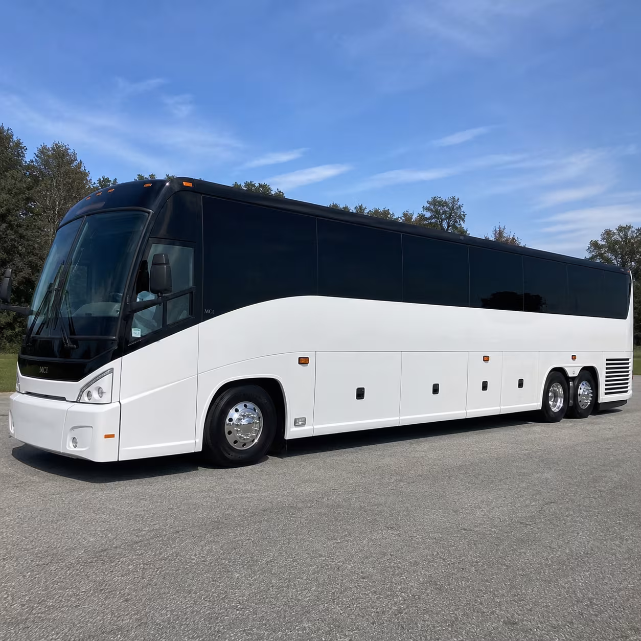 cherry hill charter bus rental exterior