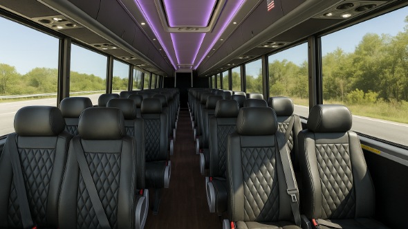 18 passenger minibus interior