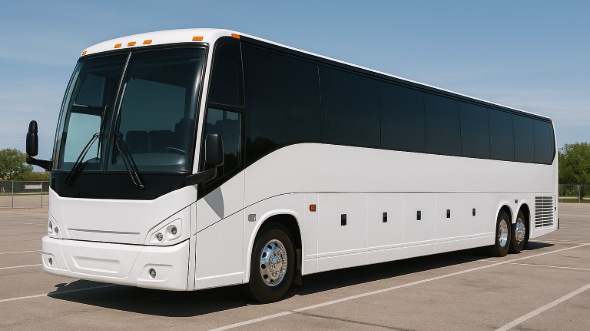 Exterior of Charter Bus Company Bethlehem's 50 Passenger Charter Bus in Bethlehem