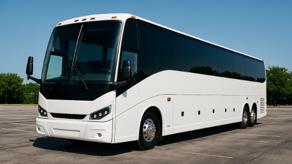 Exterior of Charter Bus Company Bethlehem's 56 Passenger Charter Bus in Bethlehem