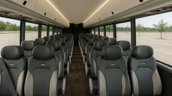 mount laurel 25 passenger minibus inside