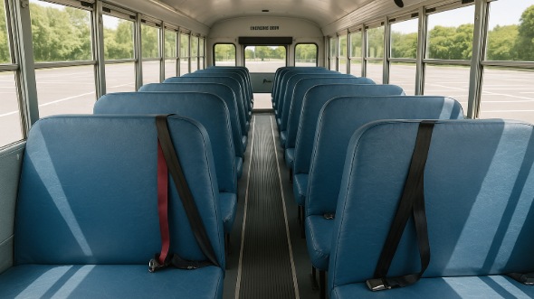 mount laurel school bus rental interior