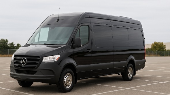 Exterior of Charter Bus Company Philadelphia's Sprinter Limo in Philadelphia